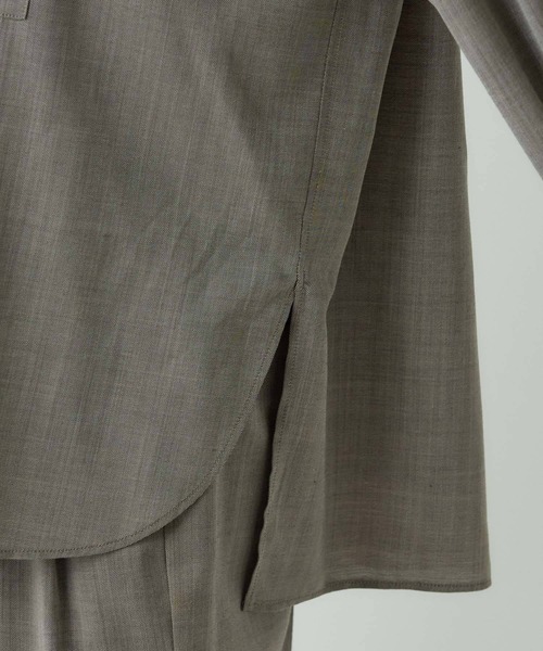 Chaos(カオス)の「Chaos(カオス)/オルトシャツ 【セットアップ可】(シャツ/ブラウス・レディース・ブラウン/ホワイト/チャコールグレー・FREE)」の19枚目の写真