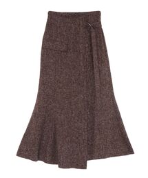 LAGUNAMOON | ツイードウエストアシメナローフレアスカート(スカート)
