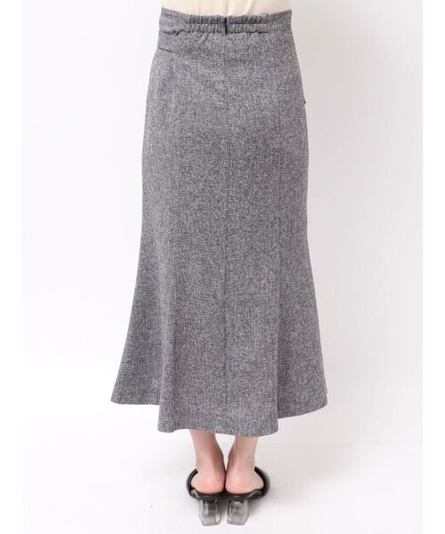 LAGUNAMOON（ラグナムーン）の「ツイードウエストアシメナローフレアスカート（スカート・レディース・ブラウン/ブラック/アイボリー・MEDIUM/SMALL）」の13枚目の写真