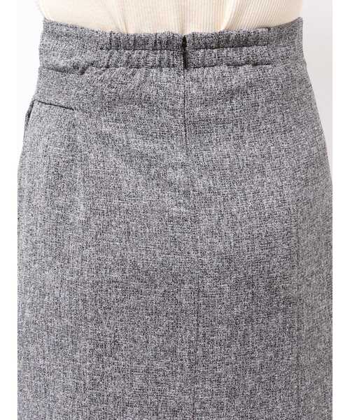 LAGUNAMOON（ラグナムーン）の「ツイードウエストアシメナローフレアスカート（スカート・レディース・ブラウン/ブラック/アイボリー・MEDIUM/SMALL）」の14枚目の写真