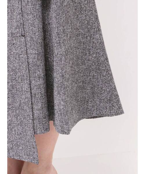 LAGUNAMOON（ラグナムーン）の「ツイードウエストアシメナローフレアスカート（スカート・レディース・ブラウン/ブラック/アイボリー・MEDIUM/SMALL）」の15枚目の写真