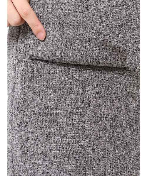 LAGUNAMOON（ラグナムーン）の「ツイードウエストアシメナローフレアスカート（スカート・レディース・ブラウン/ブラック/アイボリー・MEDIUM/SMALL）」の17枚目の写真