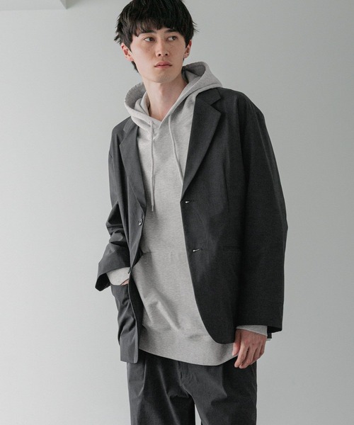 LOWRYS FARM（ローリーズファーム）の「【LFM(U)】ＣＯＲＤＵＲＡ２Ｂジャケット　 496849（テーラードジャケット・メンズ・ブラック/ベージュ・MEDIUM/LARGE）」の2枚目の写真