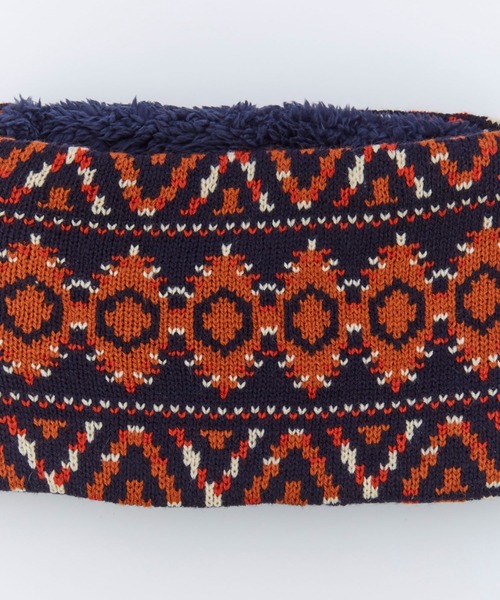 Ocean&Ground（オーシャン&グラウンド）の「ｿｳｶﾞﾗﾆｯﾄｳﾗﾎﾞｱﾈｯｸｳｫｰﾏｰ（ネックウォーマー/スヌード・キッズ・ブラウン/グレー/ピンク系その他2/ブルー系その他/チャコール/ベージュ/アイボリー/レッド・FREE）」の19枚目の写真