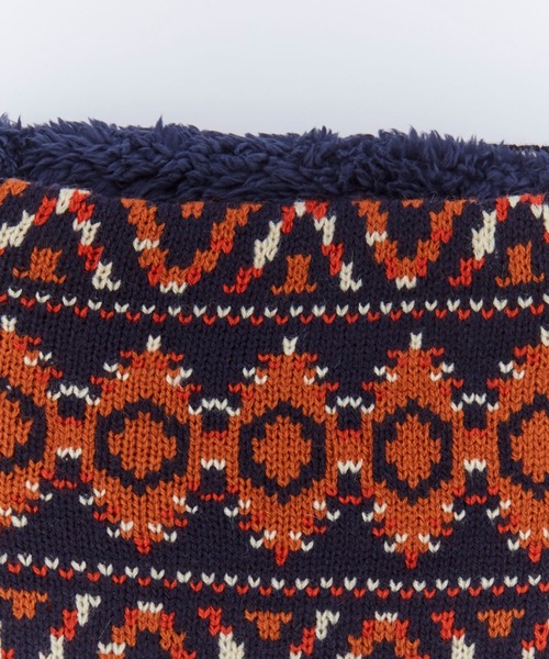 Ocean&Ground（オーシャン&グラウンド）の「ｿｳｶﾞﾗﾆｯﾄｳﾗﾎﾞｱﾈｯｸｳｫｰﾏｰ（ネックウォーマー/スヌード・キッズ・ブラウン/グレー/ピンク系その他2/ブルー系その他/チャコール/ベージュ/アイボリー/レッド・FREE）」の20枚目の写真