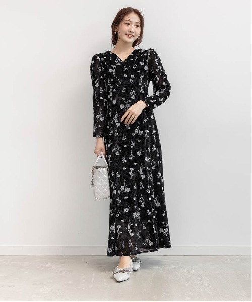 RANDA(ランダ)の「ベロアリボンクラシカルフラットパンプス(パンプス・レディース・アイボリー/ブラック/グレー・25/22.5/22/23/23.5/24/24.5/25.5)」の18枚目の写真