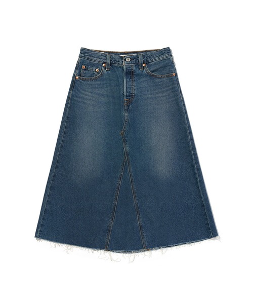古着 リーバイス デニムスカート レディース 青 Aライン おしゃれ 26インチ Levi's/リーバイス Aラインデニムスカート（デニムスカート