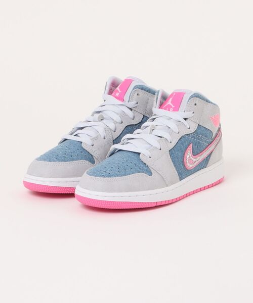 新品 大人気ナイキエアジョーダン1 MID SE GS 22.5 NIKE AIR JORDAN 1 MID SE GS 