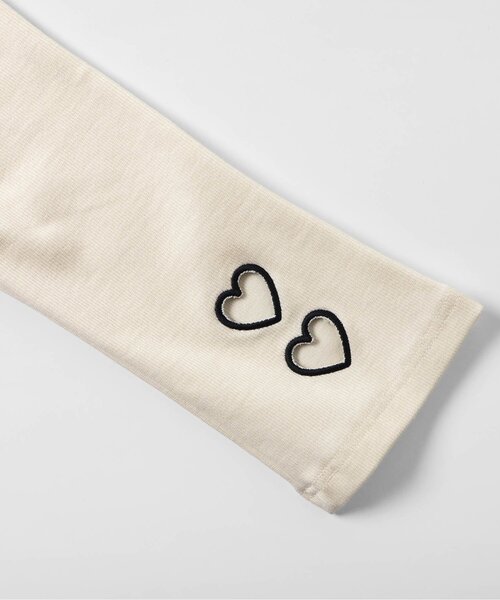 apres les cours（アプレレクール）の「後ろハートフレア/7days Style pants（レギンス/スパッツ・キッズ・ブラック/アイボリー・80/90/100/110/120/130）」の10枚目の写真