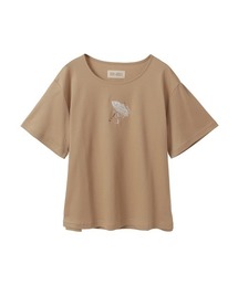PINK HOUSE Tシャツ♡半袖♡新品タグ付き♡新作！ PINK HOUSE tシャツ ネモフィラ刺繍使いロゴカットソー