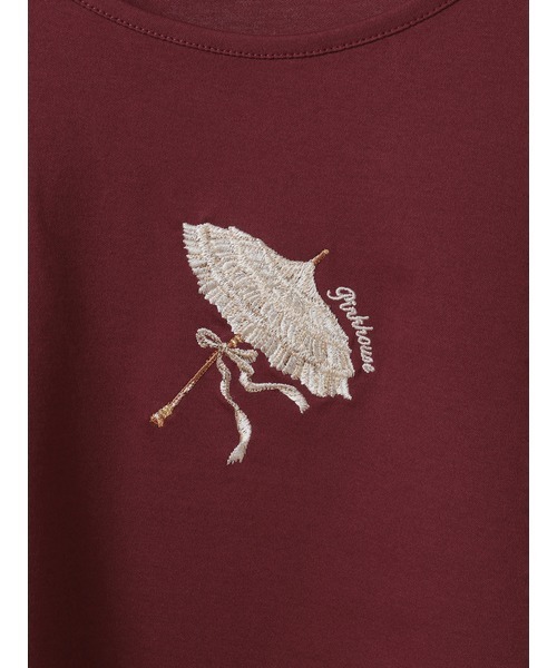 パラソル刺繍カットソー（Tシャツ/カットソー）｜PINK HOUSE（ピンク