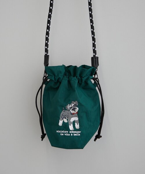 Remind me and forever（リマインドミーアンドフォーエバー）の「アニマル刺繍コードショルダーバッグ（ショルダーバッグ・レディース・グリーン/ベージュ/ブルー系その他/ブルー/グレー/グレー系その他2/ネイビー/アイボリー・FREE）」の5枚目の写真