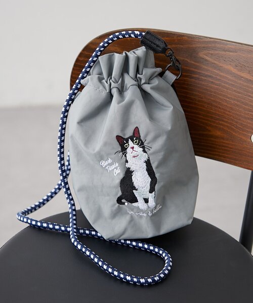 Remind me and forever（リマインドミーアンドフォーエバー）の「アニマル刺繍コードショルダーバッグ（ショルダーバッグ・レディース・グリーン/ベージュ/ブルー系その他/ブルー/グレー/グレー系その他2/ネイビー/アイボリー・FREE）」の3枚目の写真