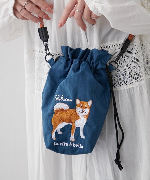 Remind me and forever（リマインドミーアンドフォーエバー）の「アニマル刺繍コードショルダーバッグ（ショルダーバッグ・レディース・グリーン/ベージュ/ブルー系その他/ブルー/グレー/グレー系その他2/ネイビー/アイボリー・FREE）」の18枚目の写真