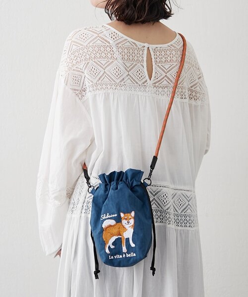 Remind me and forever（リマインドミーアンドフォーエバー）の「アニマル刺繍コードショルダーバッグ（ショルダーバッグ・レディース・グリーン/ベージュ/ブルー系その他/ブルー/グレー/グレー系その他2/ネイビー/アイボリー・FREE）」の9枚目の写真