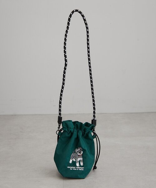 Remind me and forever（リマインドミーアンドフォーエバー）の「アニマル刺繍コードショルダーバッグ（ショルダーバッグ・レディース・グリーン/ベージュ/ブルー系その他/ブルー/グレー/グレー系その他2/ネイビー/アイボリー・FREE）」の11枚目の写真