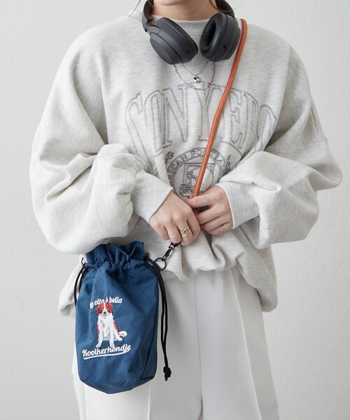 Remind me and forever（リマインドミーアンドフォーエバー）の「アニマル刺繍コードショルダーバッグ（ショルダーバッグ・レディース・グリーン/ベージュ/ブルー系その他/ブルー/グレー/グレー系その他2/ネイビー/アイボリー・FREE）」の14枚目の写真