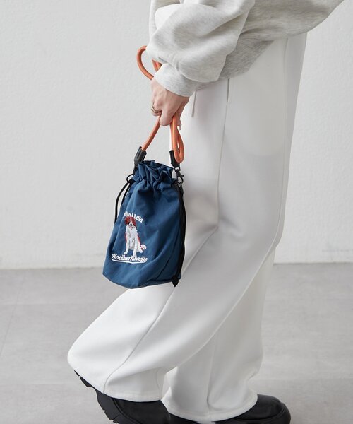 Remind me and forever（リマインドミーアンドフォーエバー）の「アニマル刺繍コードショルダーバッグ（ショルダーバッグ・レディース・グリーン/ベージュ/ブルー系その他/ブルー/グレー/グレー系その他2/ネイビー/アイボリー・FREE）」の19枚目の写真