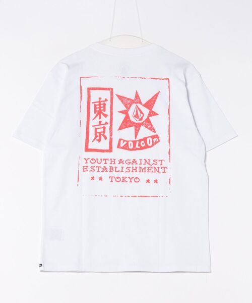 VOLCOM(ボルコム)の「【VOLCOM/ボルコム】VOLCOM UNISEX TOKYO STAMP SHORT SLEEVE TEE/限定半袖Tシャツ(Tシャツ/カットソー・メンズ・ホワイト・SMALL)」の3枚目の写真