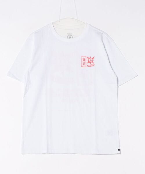 VOLCOM(ボルコム)の「【VOLCOM/ボルコム】VOLCOM UNISEX TOKYO STAMP SHORT SLEEVE TEE/限定半袖Tシャツ(Tシャツ/カットソー・メンズ・ホワイト・SMALL)」の2枚目の写真