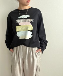 LHELBIE | ロゴペイントロンT(Tシャツ/カットソー)