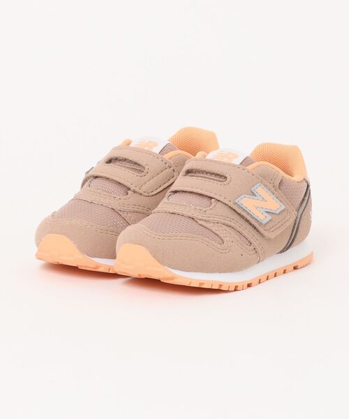 【新品未使用品】NEW ERA × familiar キッズ用　ベージュ セール】new balance ニューバランス IZ373 ベビースニーカー 子供靴