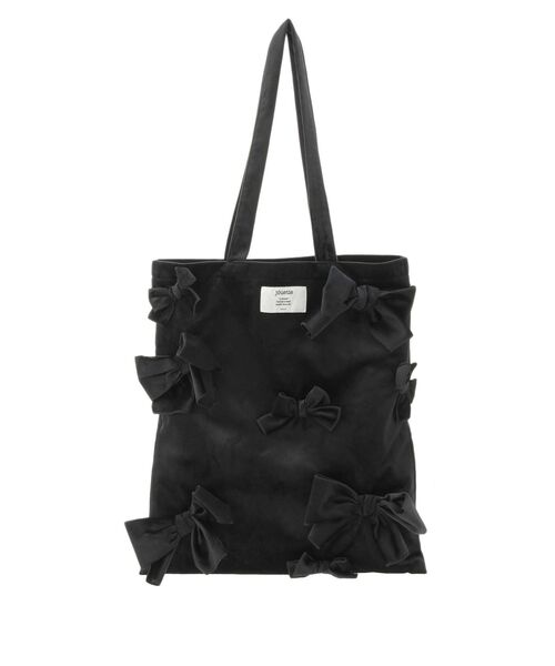 ベロアリボントートバッグ A4サイズ（トートバッグ）｜jouetie