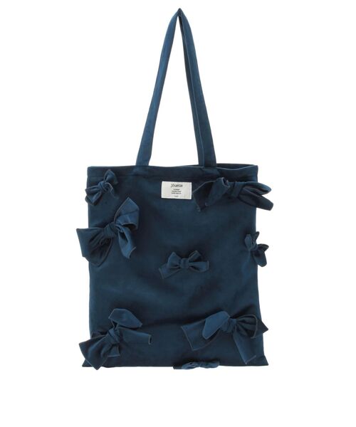 ベロアリボントートバッグ A4サイズ（トートバッグ）｜jouetie