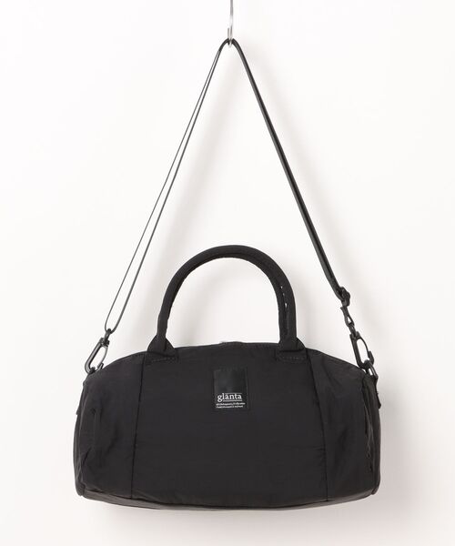 glanta」デイジーミスト刺繍ミニドラムショルダーバッグ（ショルダー