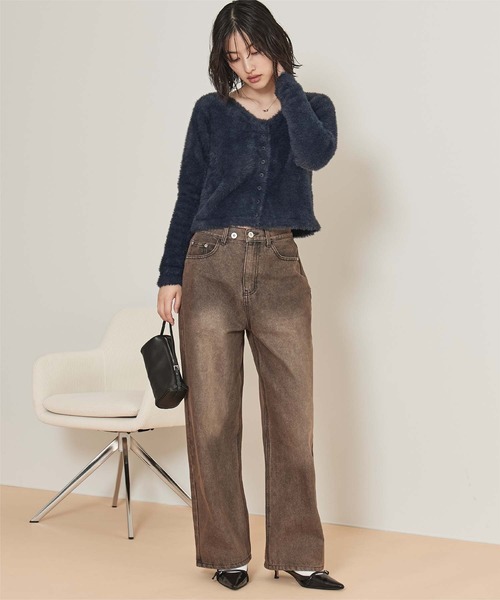 miette(ミエット)の「前後2wayシャギーニット(ニット/セーター・レディース・ネイビー/ライトブルー/オフホワイト・S/M/L)」の17枚目の写真