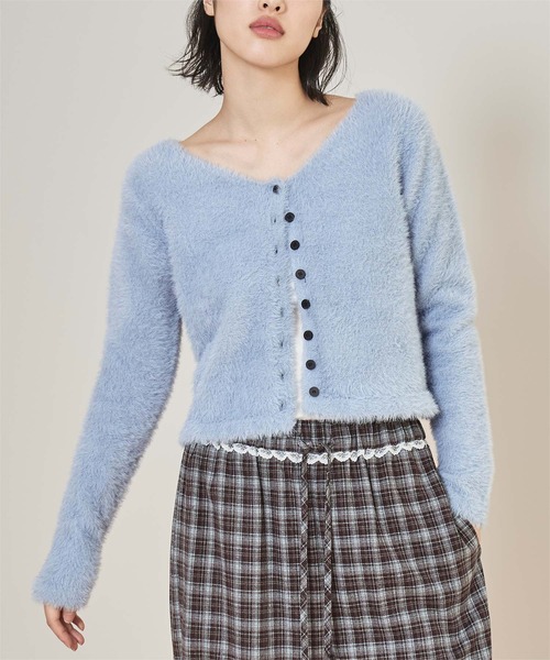 miette(ミエット)の「前後2wayシャギーニット(ニット/セーター・レディース・ネイビー/ライトブルー/オフホワイト・S/M/L)」の19枚目の写真