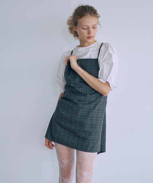 EN NEUME（エンノイム）の「Lace Trim Volume Tops（シャツ/ブラウス・レディース・イエロー/ホワイト/ブラック/ブラウン・FREE）」の10枚目の写真