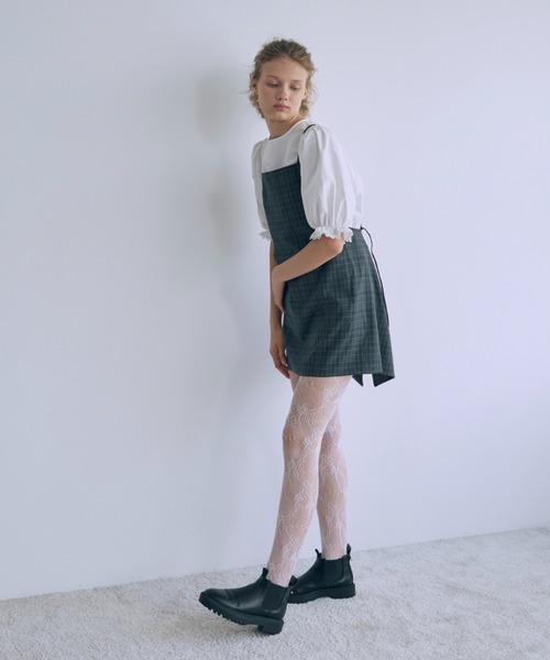 EN NEUME（エンノイム）の「Lace Trim Volume Tops（シャツ/ブラウス・レディース・イエロー/ホワイト/ブラック/ブラウン・FREE）」の12枚目の写真