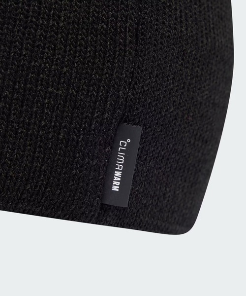 adidas（アディダス）の「adidas/アディダス ビーニー ビッグロゴ ビーニー クライマウォーム JUZ44（ニットキャップ/ビーニー・メンズ・ブラック・FREE）」の5枚目の写真