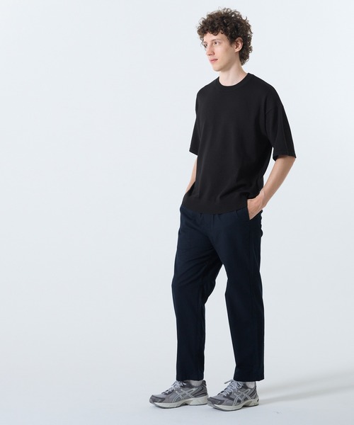 coca（coca）（コカ）の「プレーティングニットTシャツ（Tシャツ/カットソー・メンズ・ブラック/ブラウン・XL/M/L）」の8枚目の写真