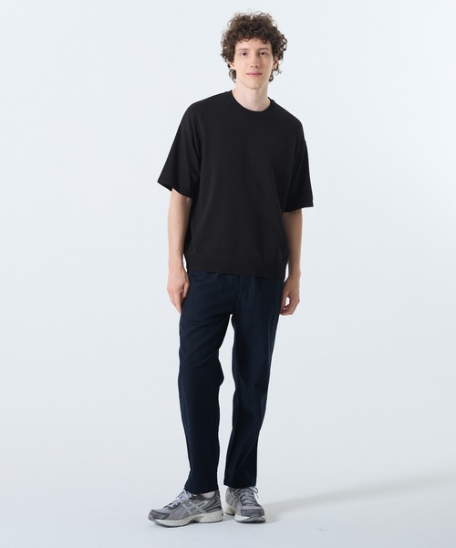 coca（coca）（コカ）の「プレーティングニットTシャツ（Tシャツ/カットソー・メンズ・ブラック/ブラウン・XL/M/L）」の9枚目の写真