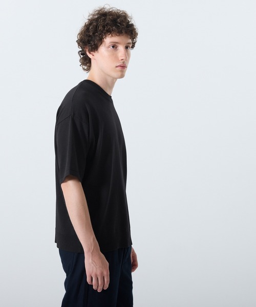 coca（coca）（コカ）の「プレーティングニットTシャツ（Tシャツ/カットソー・メンズ・ブラック/ブラウン・XL/M/L）」の10枚目の写真