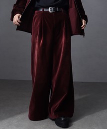 Vintage〈フレアスラックス 70s 80s ブーツカット ワインレッド〉 Vintage〈フレアスラックス 70s 80s ブーツカット ワインレッド