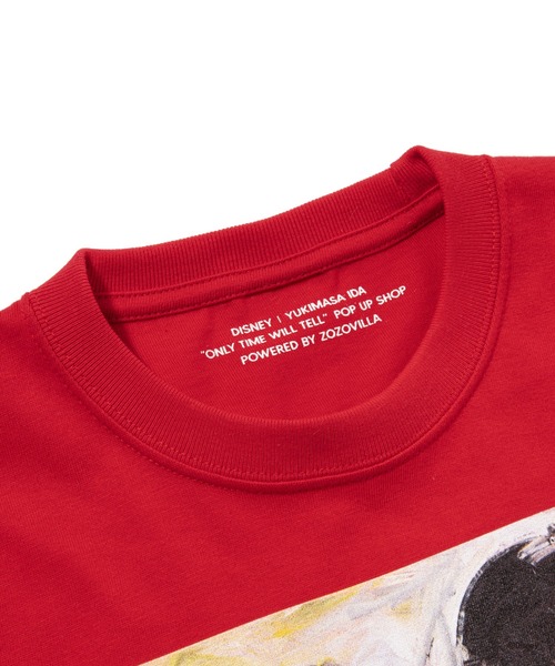 Disney(ディズニー)の「MICKEY MOUSE / CROPPED T-SHIRT B(Tシャツ/カットソー・レディース・レッド・S/M)」の2枚目の写真