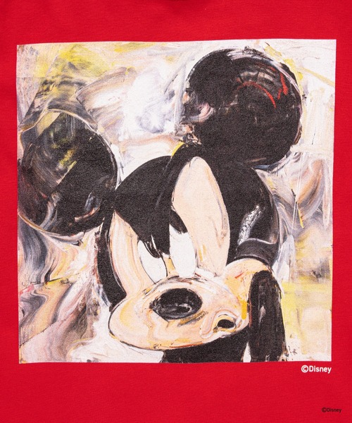 Disney(ディズニー)の「MICKEY MOUSE / CROPPED T-SHIRT B(Tシャツ/カットソー・レディース・レッド・S/M)」の3枚目の写真