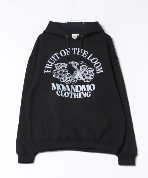 FRUIT OF THE LOOM(フルーツオブザルーム)の「【FRUIT OF THE LOOM】FTL MAMC x FTL HOODIE/MOANDMOコラボ/フーディー/パーカー(パーカー・メンズ・ブラック/ネイビー/グレー・M/S/XL/L)」の2枚目の写真