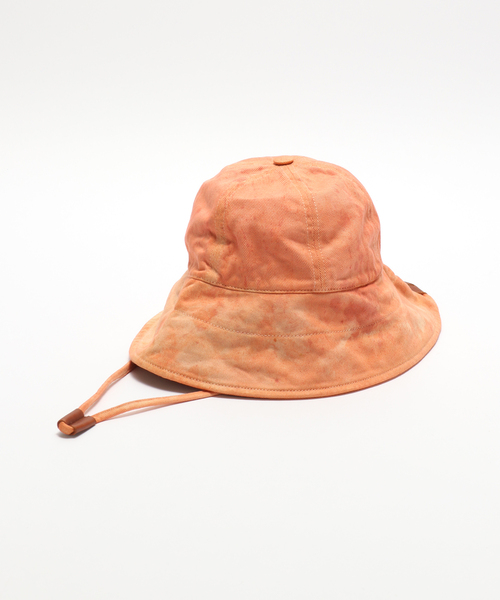 BETON CIRE(べトンシレ)の「BETON CIRE (べトン シレ) Chalutier Handdyed Hat(ハット・メンズ・レッド/ネイビー・FREE)」の2枚目の写真