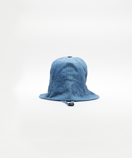 BETON CIRE(べトンシレ)の「BETON CIRE (べトン シレ) Chalutier Handdyed Hat(ハット・メンズ・レッド/ネイビー・FREE)」の8枚目の写真