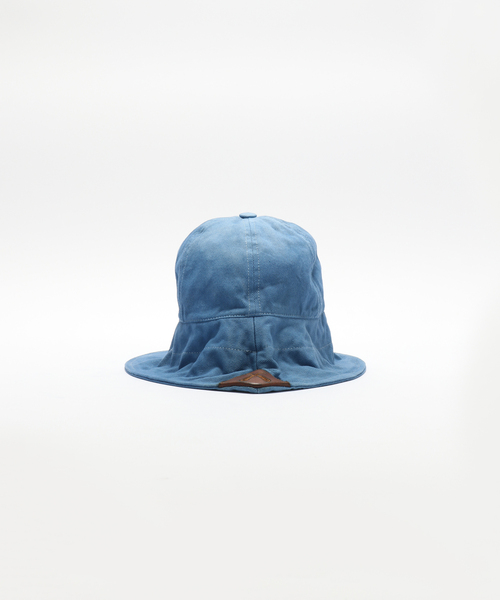 BETON CIRE(べトンシレ)の「BETON CIRE (べトン シレ) Chalutier Handdyed Hat(ハット・メンズ・レッド/ネイビー・FREE)」の7枚目の写真