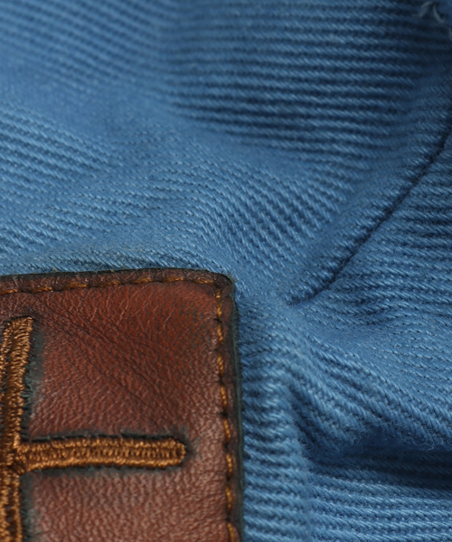 BETON CIRE(べトンシレ)の「BETON CIRE (べトン シレ) Chalutier Handdyed Hat(ハット・メンズ・レッド/ネイビー・FREE)」の4枚目の写真