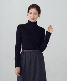 COMME CA ISM | 【マシンウォッシャブル】ベーシック　タートルネックリブニット(ニット/セーター)