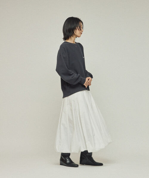 AMERICANA（アメリカーナ）の「Americana × Firsthand/アメリカーナ 別注 ワンポイントロゴ クルーネックスウェット（スウェット・レディース・グレー/チャコールグレー/ブラウン・FREE）」の6枚目の写真