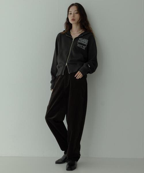 Champion（チャンピオン）の「『別注』Champion×Sonny Label　スウェットジップフーディー（パーカー・レディース・グレー/オートミール/スミクロ・ONE）」の8枚目の写真