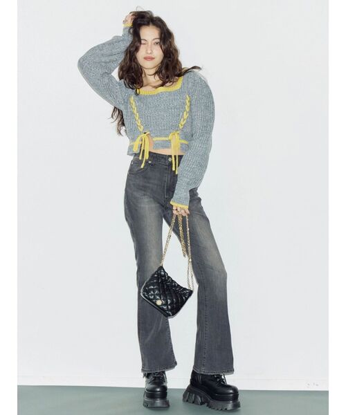 EVRIS(エヴリス)の「バックルエンジニアブーツ(ブーツ・レディース・ブラック/ブラウン・SMALL/MEDIUM/LARGE)」の5枚目の写真