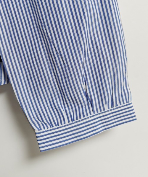 ONEP STAR(ワンピスター)の「スタンドカラーシャツトップス(シャツ/ブラウス・レディース・ネイビー・MEDIUM/LARGE/X-LARGE)」の9枚目の写真